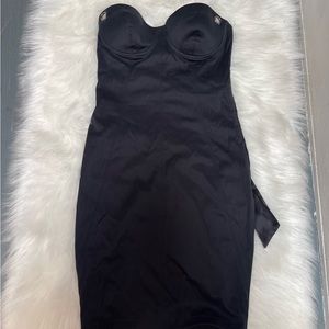 Marciano strapless mini dress with open lace up back size 6